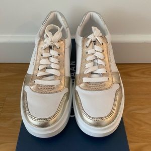 Cole Haan GrandPro Rally Metallic Leather Sneakers